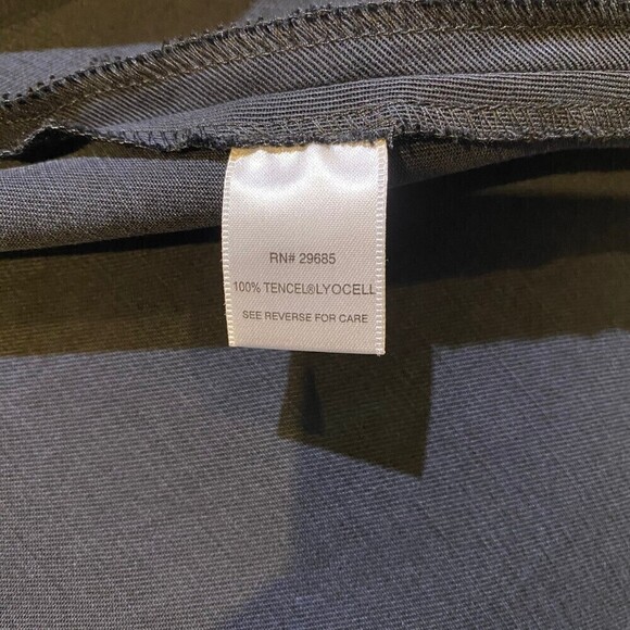 Pendleton Black Midi Dress Size 8 Petite - Picture 8 of 9